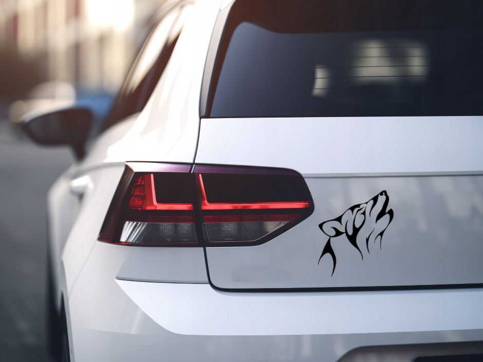 Sticker without background for car HOWLING WOLF 15 x 13,1 cm EAN (GTIN) 5904933326488