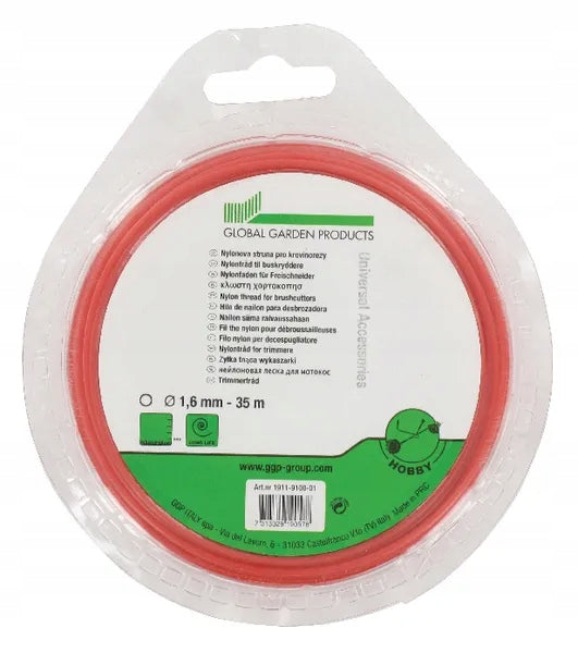 Stiga 1.6 mm 35 m CUTTING LINE for Mowing Grass Garden Care Manufacturer code 1911910001