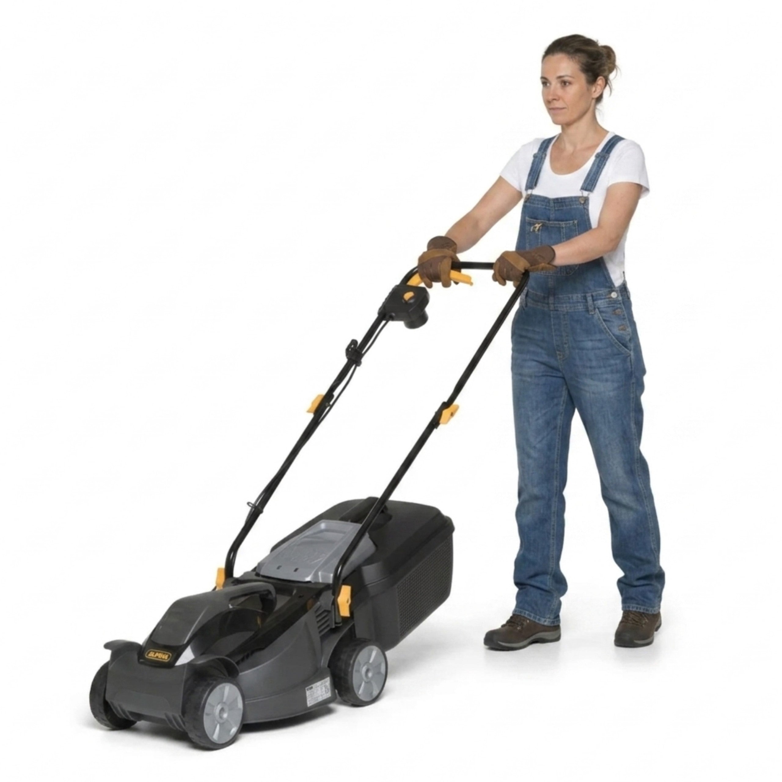 Stiga Electric Lawn Mower Grass Basket Strong 1000W LIGHTWEIGHT 32cm Adjustable Mowing height adjustment with adjustment