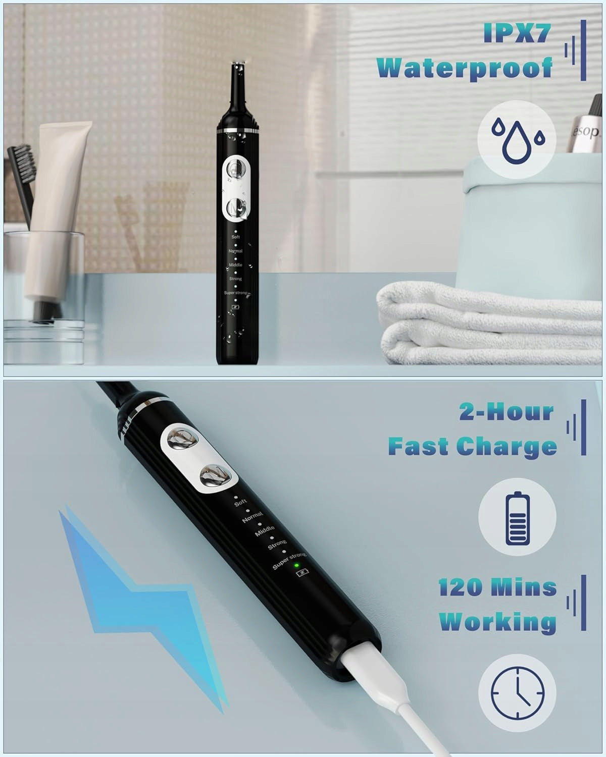 Stim-U-Dent Teeth Cleaning Kit Stone Removal 5 Modes Packaging status original