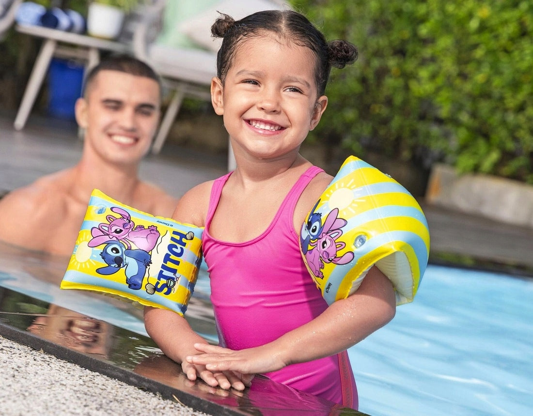 Stitch Disney Swimming Sleeves for Kids 3-6 Years Bestway 9104S Packaging status original