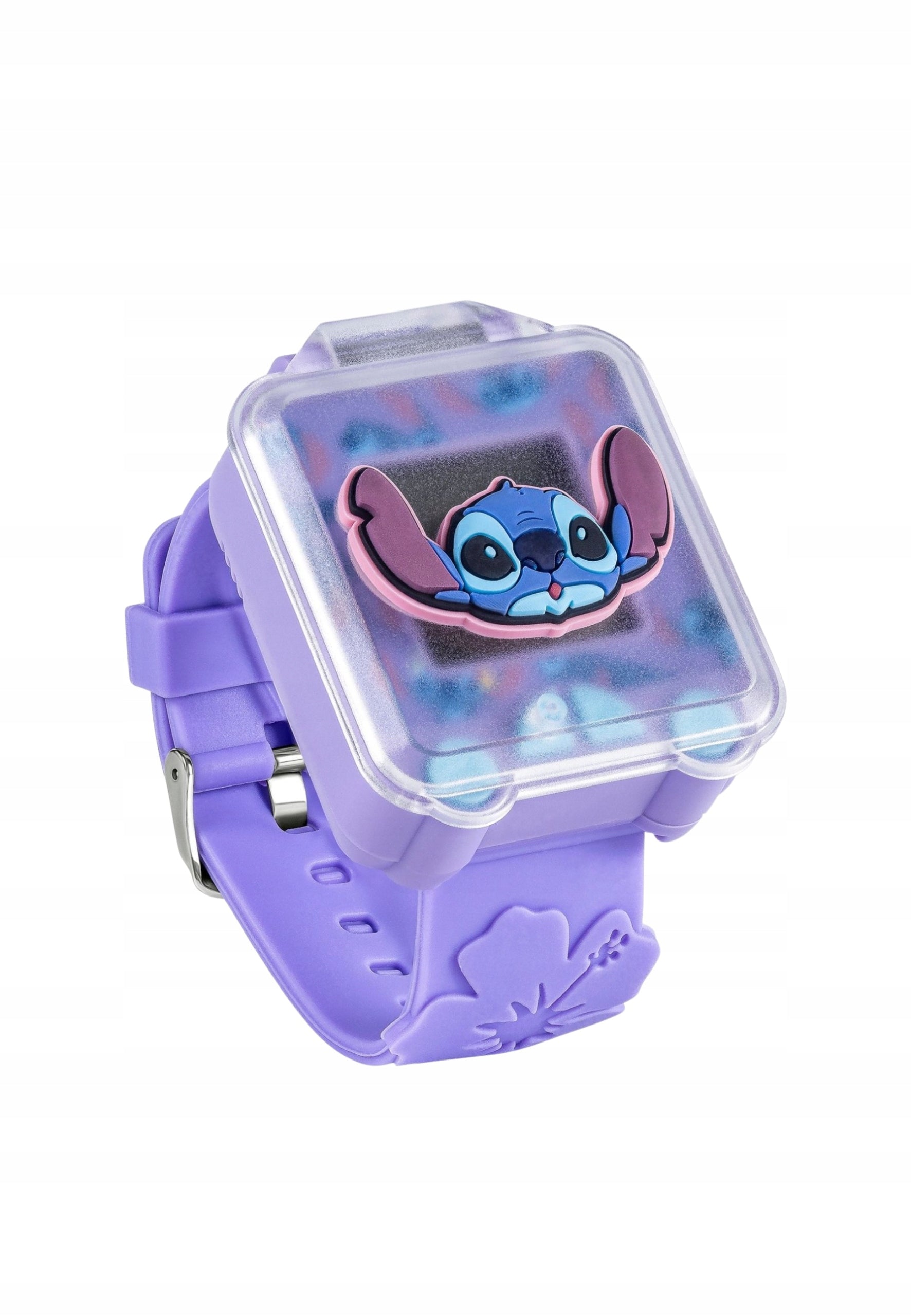 Stitch Educational Watch with Purple Strap Purple Metal/Plastic Pcs