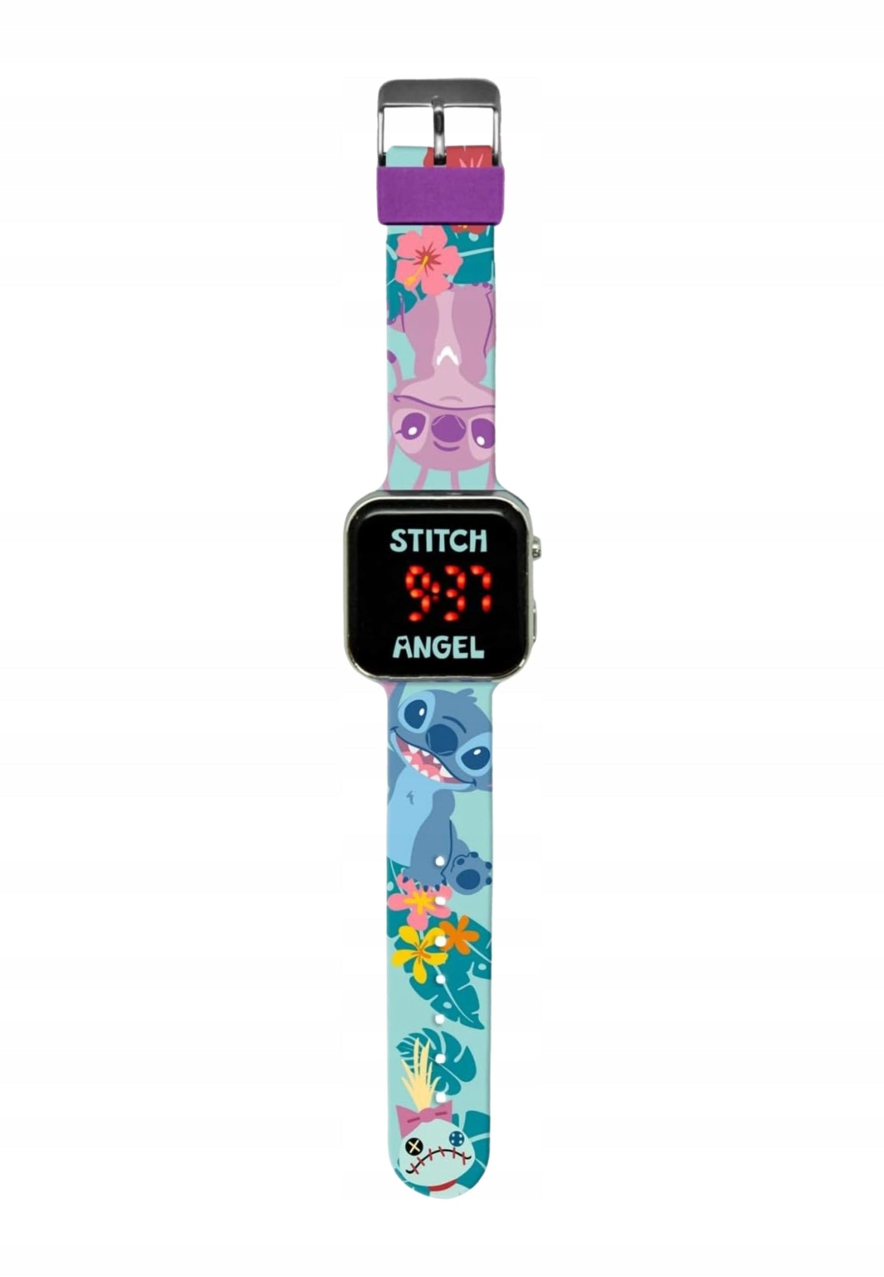 Stitch LED watch, multicolor, Multicrystal, metal/plastic, universal