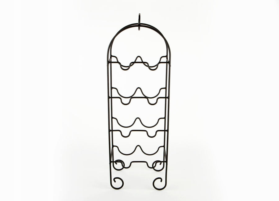 Weinflaschenhalter, schwarz