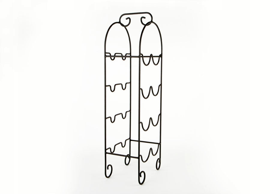 Weinflaschenhalter, schwarz