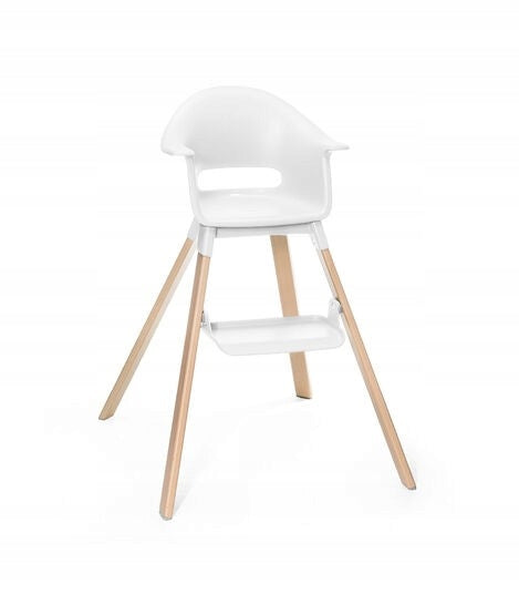 Stokke Ergonomic Children's High Chair Color white shades of brown and beige