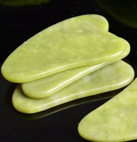 Stone Plate GUA SHA JADE Face Massager Green Brand Vitolog