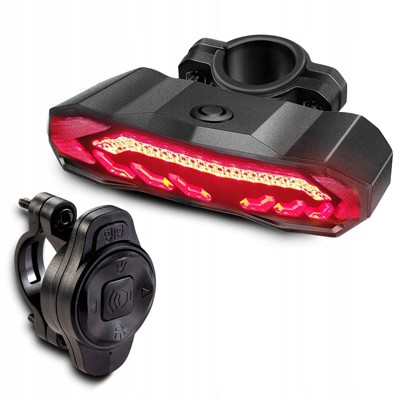 Stop Smart Bike Light – Braking + Indicator, Rear Kind rear-facing