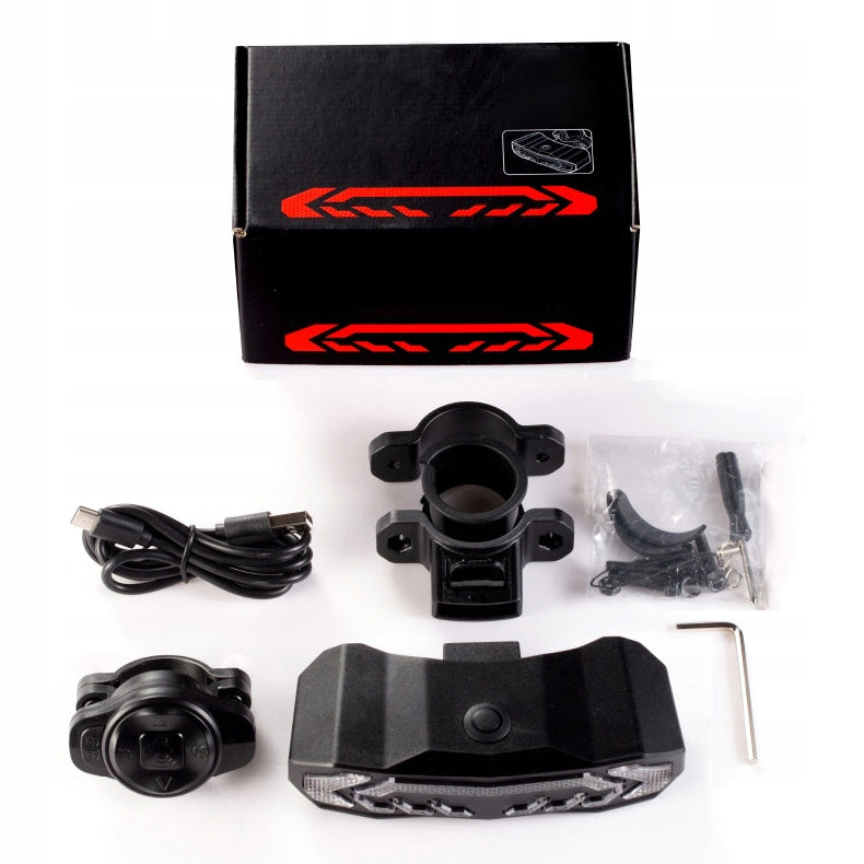 Stop Smart Bike Light – Braking + Indicator, Rear Light source LED