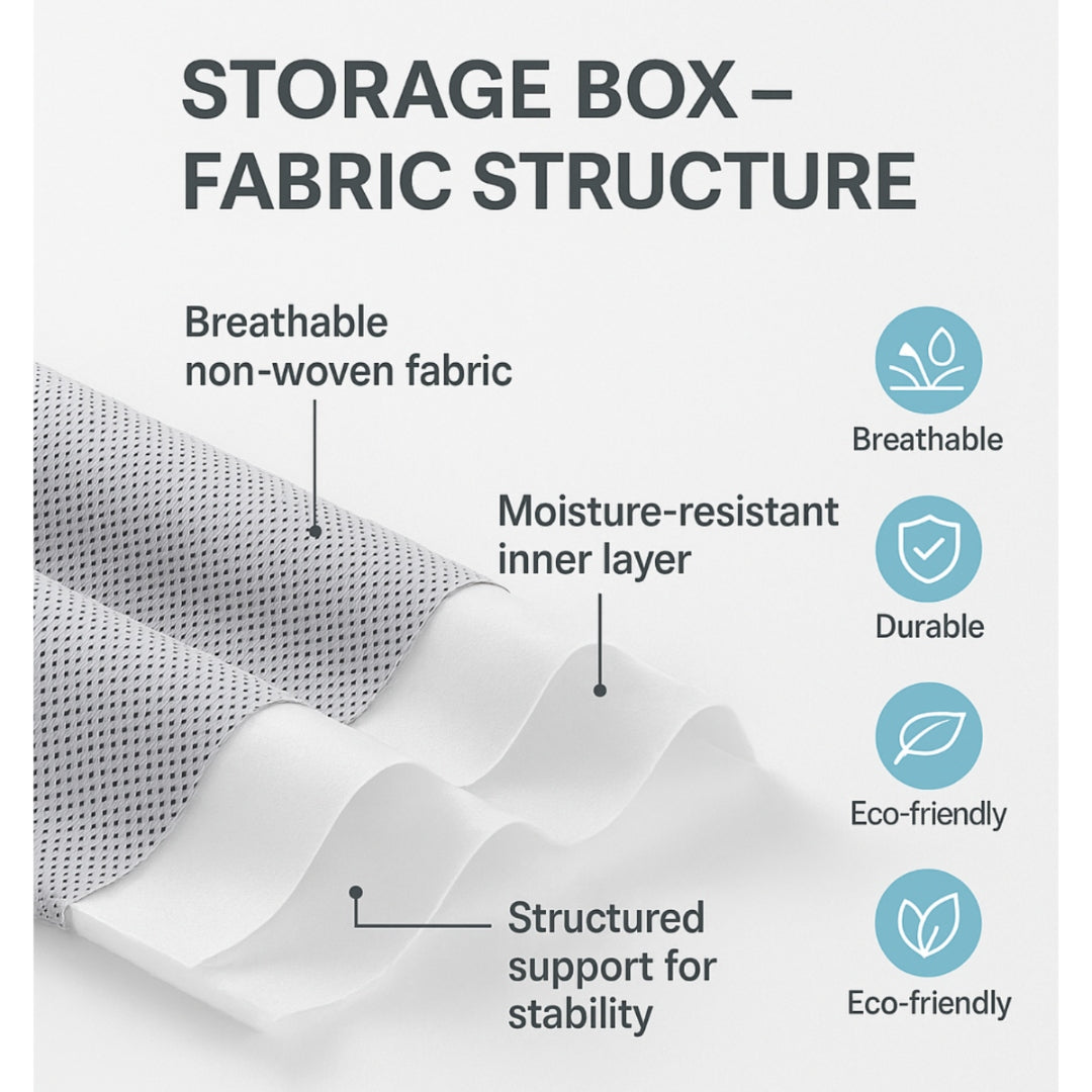 Storage container 60x40x30 cm with lid Brand Em Home