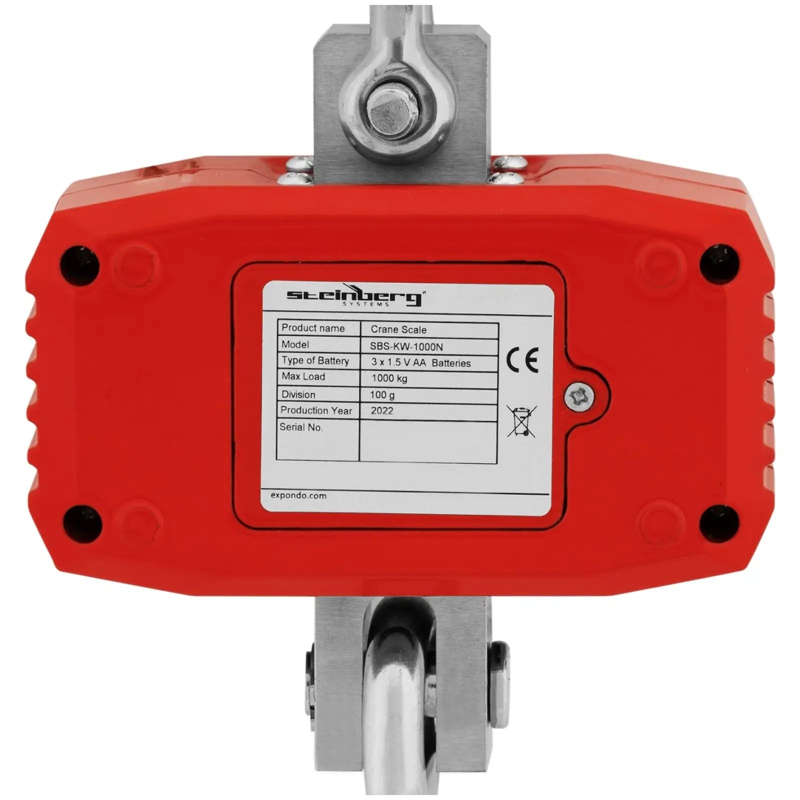 Storage hook scale 1000 kg with LCD display accuracy 100 g Manufacturer code 4904968112620