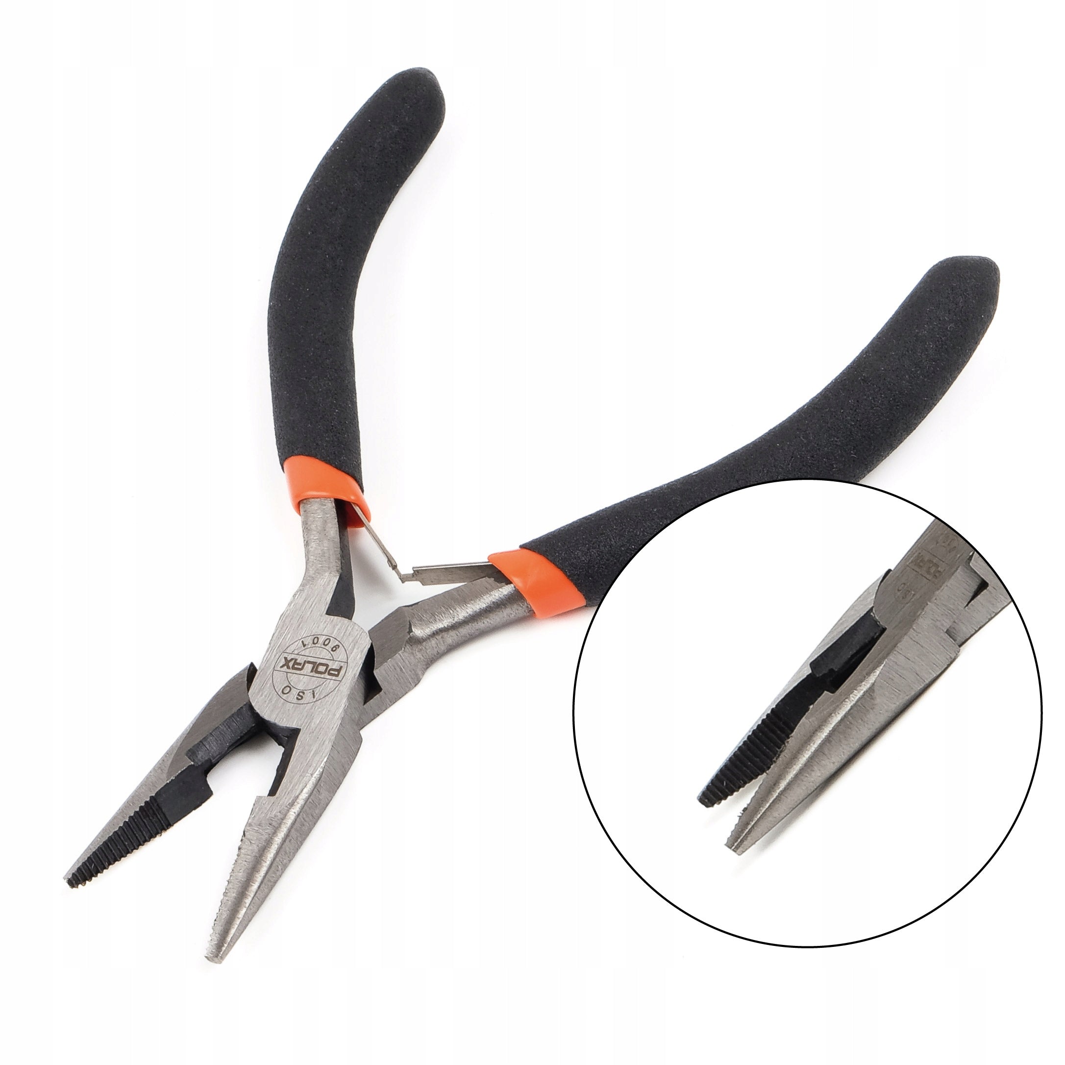 Straight elongated pliers mini 125mm Polax Manufacturer code 35-021