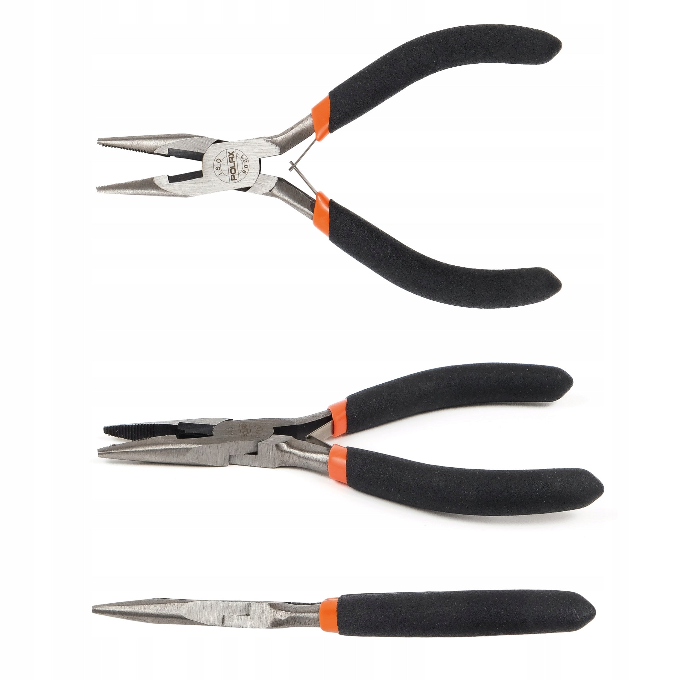 Straight elongated pliers mini 125mm Polax