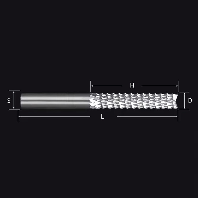 Straight end mill | fi 3.175 x 22 x 45 | CNC VHM Packaging status original