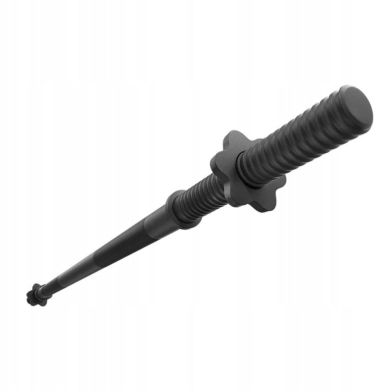 Straight griffin full steel barbell bar 120 cm 25 mm clamps Trex Sport