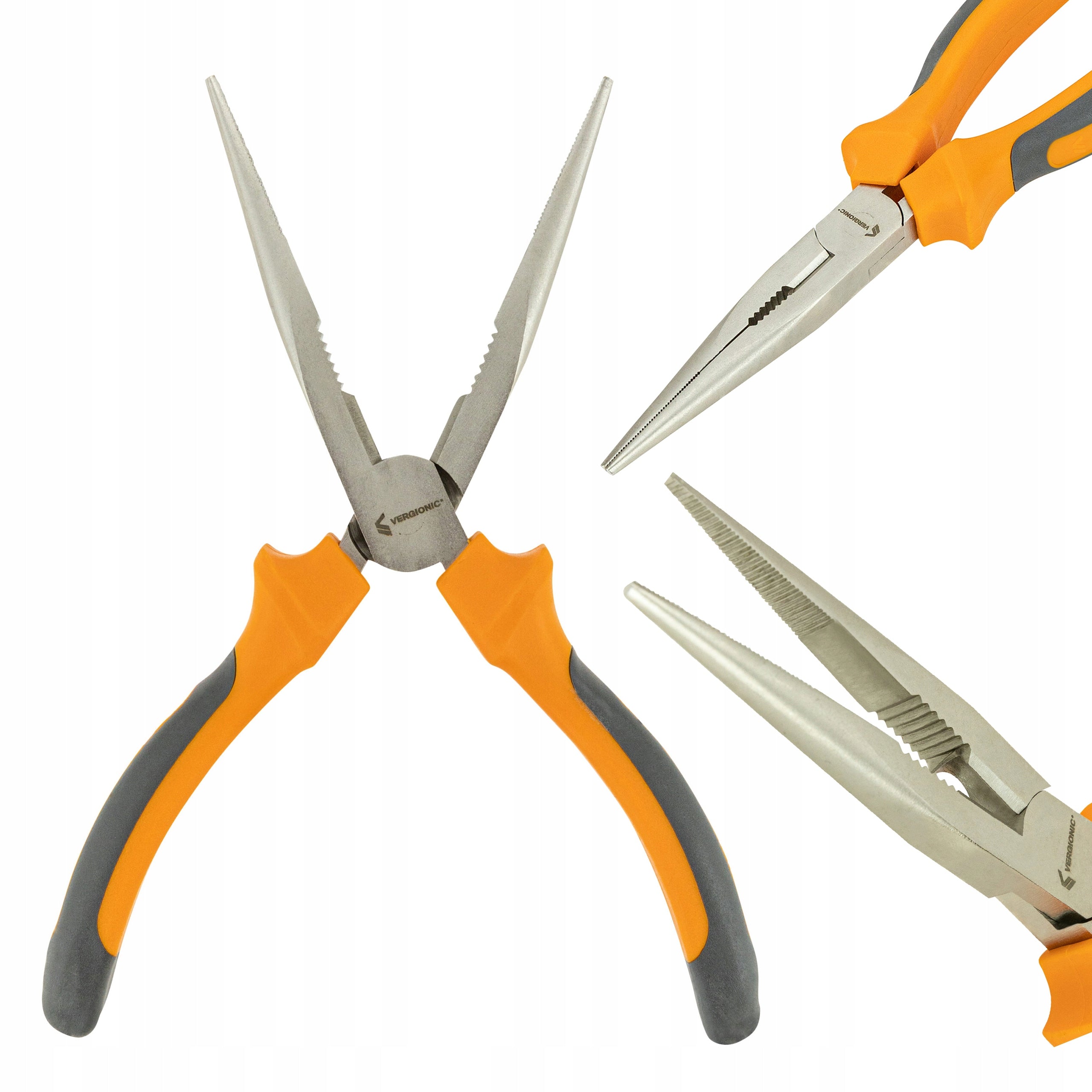 Straight pliers ELONGATED, pliers CrV 8” 205mm