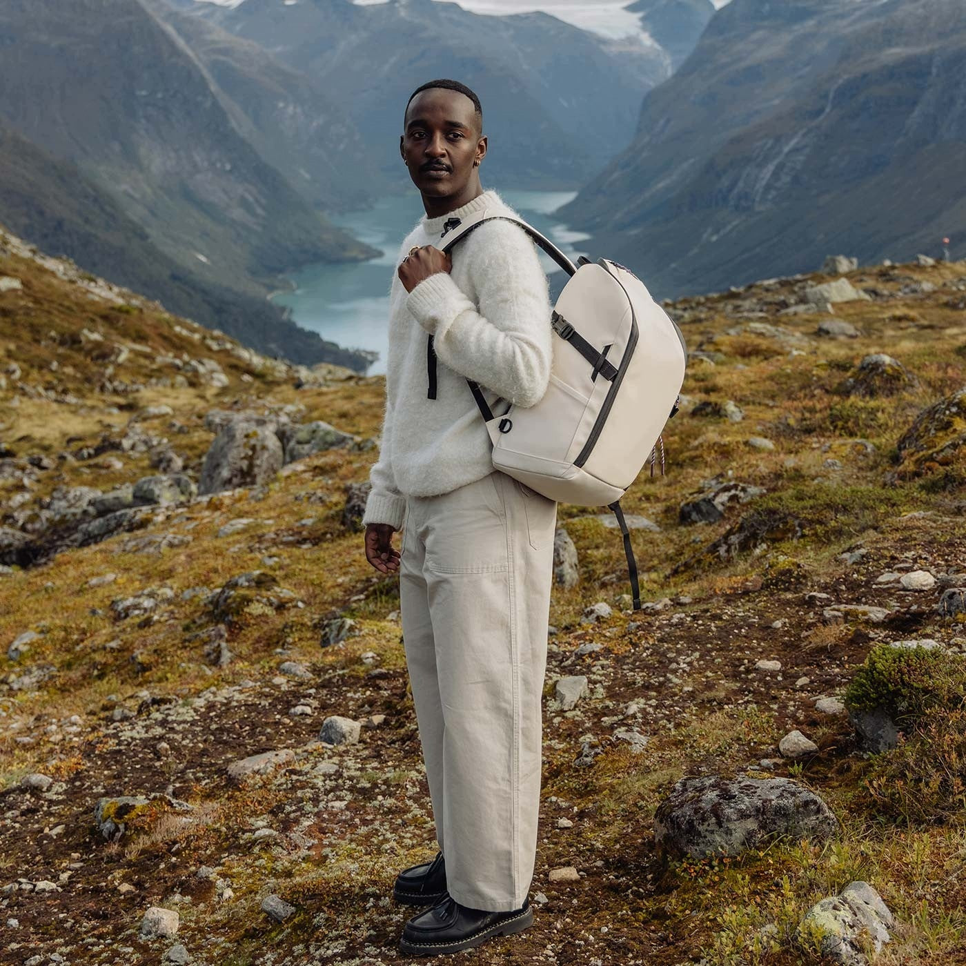 Street Go Backpack, Cream Brand BECKMANN
