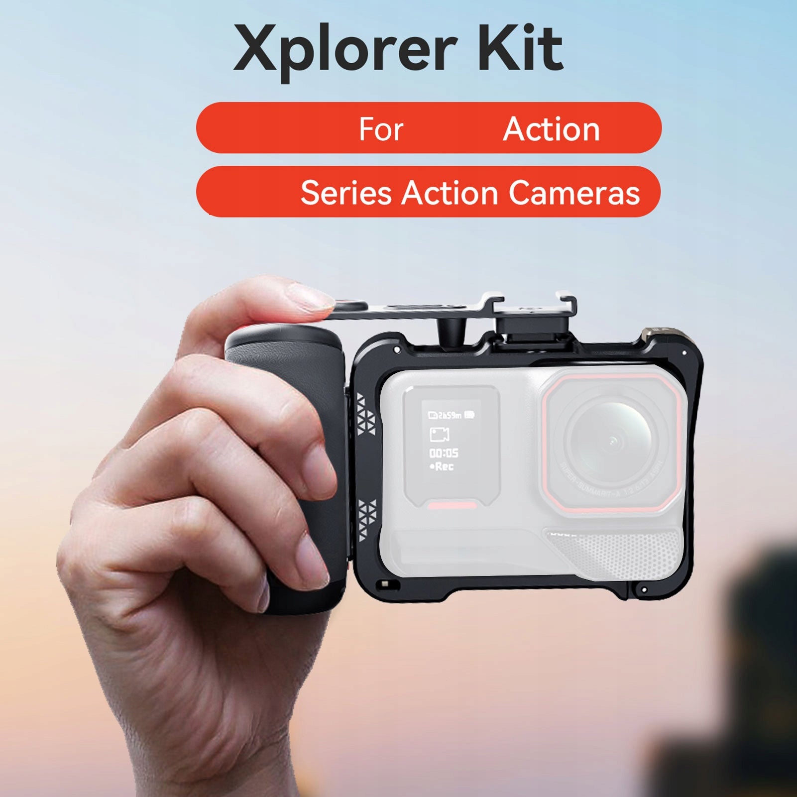 Street Photography Kit Insta360 Kit Package With 1P Camera Holder Model 4835ZWTA