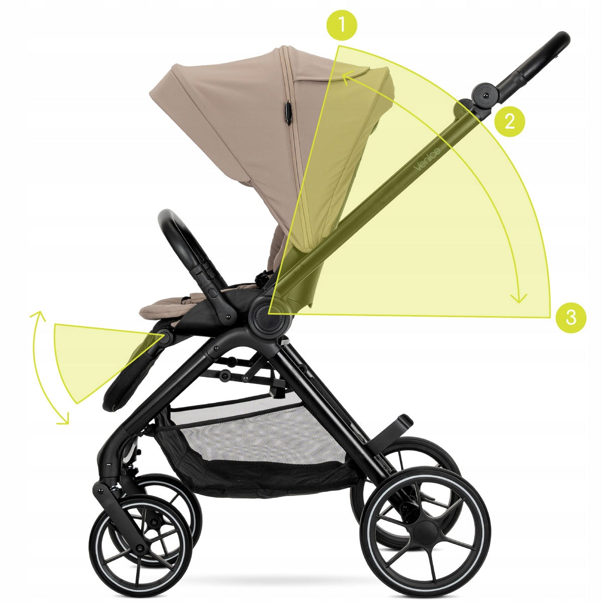 Stroller 2in1 stroller with gondola large wheels accessories included Lorelli Manufacturer code 10022042507