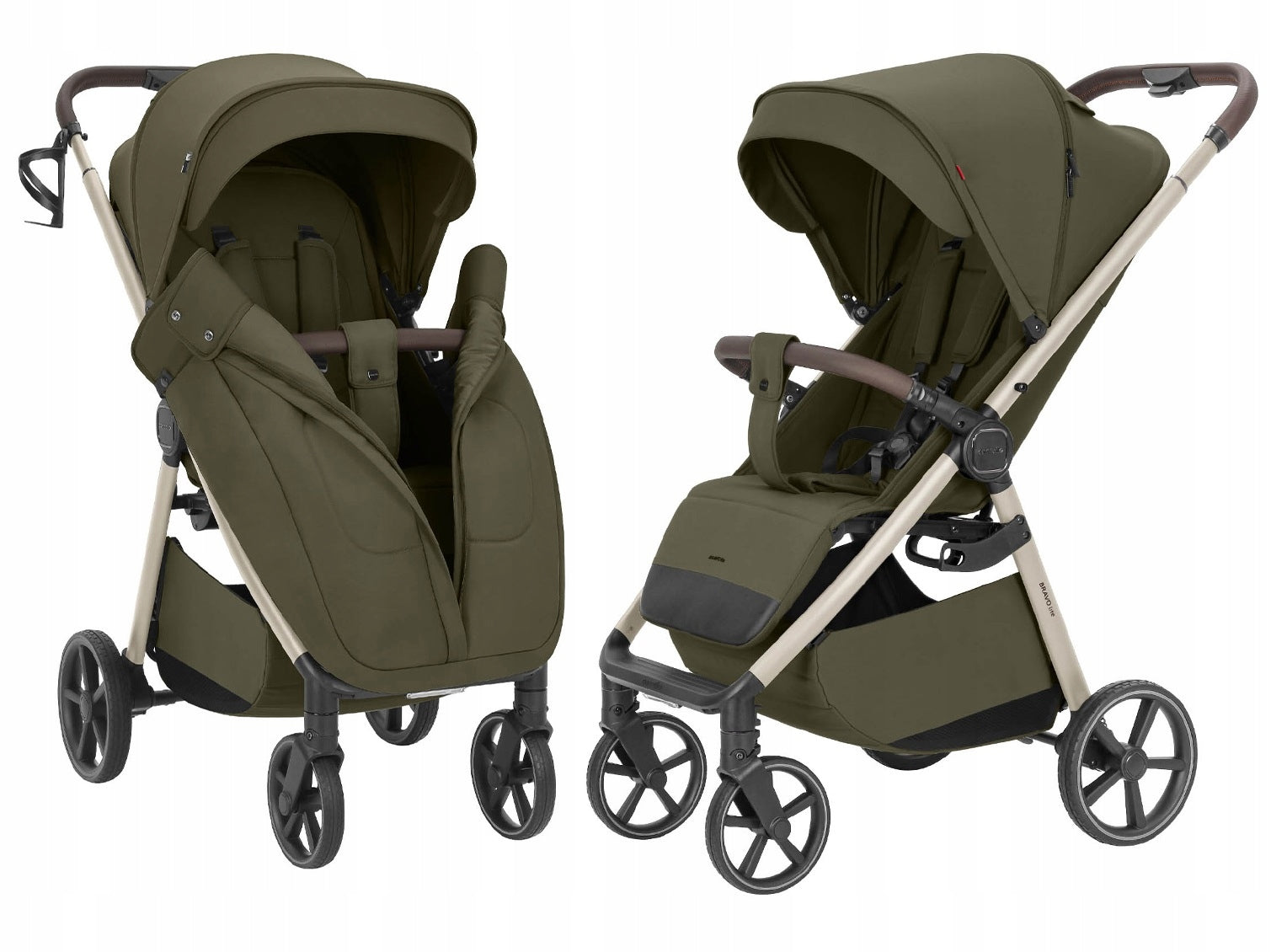 Stroller Carrello Bravo M/Lite Flax Green CRL-5529 Manufacturer code 6900085011899