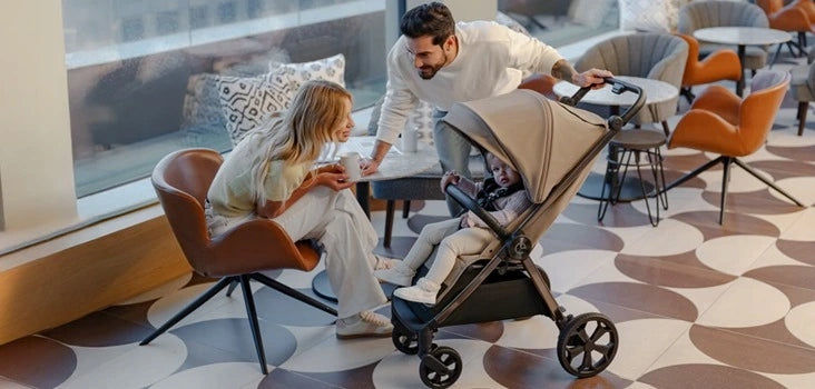 Stroller ESPIRO WIND 10 MISTRAL BLACK stroller large wheels up to 22 kg Brand Espiro