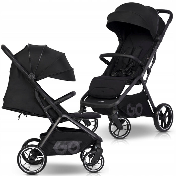 Stroller EasyGo ZOYA 22kg Very Light DUAL FOLD + FOIL Manufacturer code Wózek dziecięcy spacerowy Zoya W/EA/ZOYA/EB