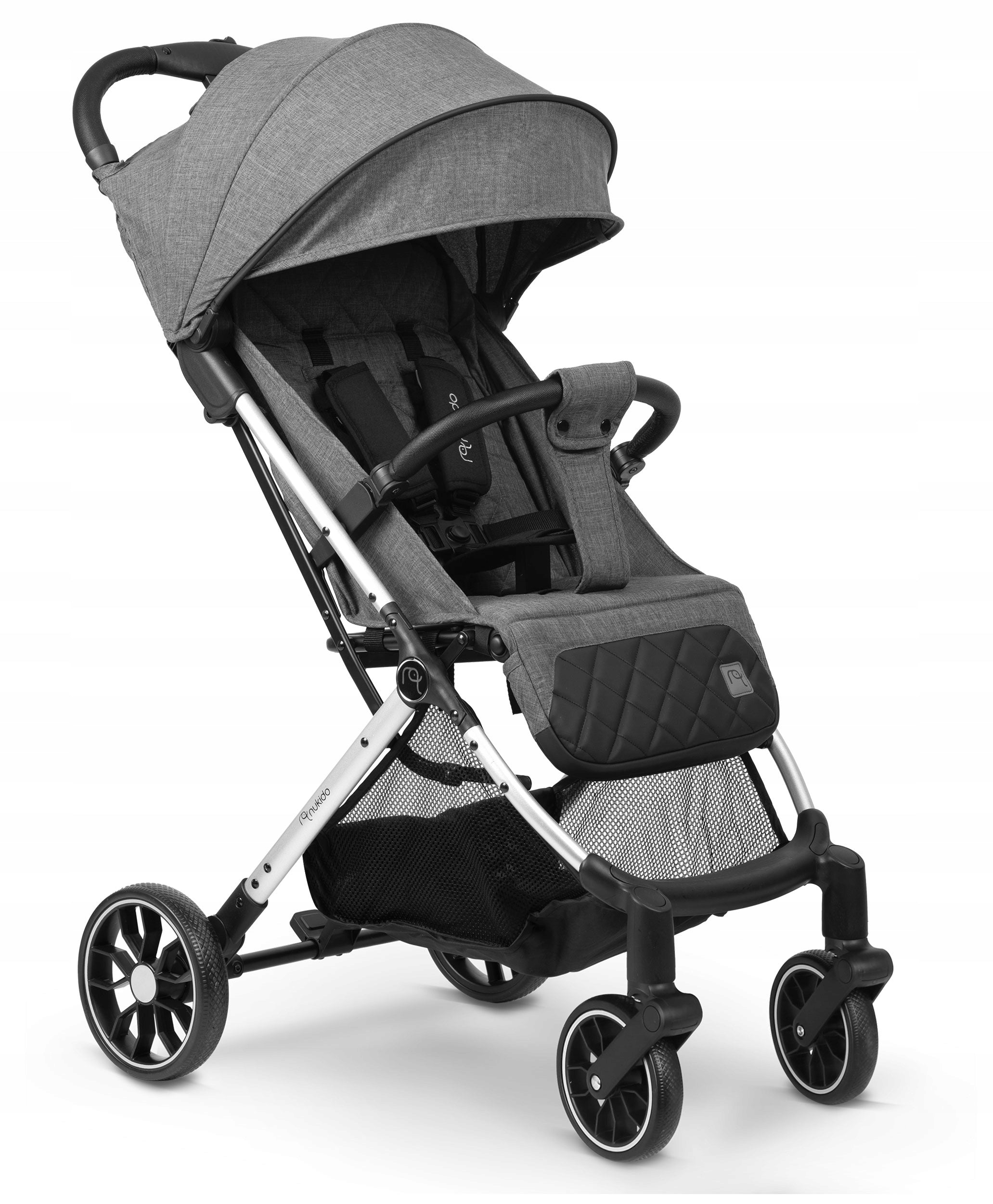 Stroller NUKIDO Paseo Dark Grey Number of wheels 4