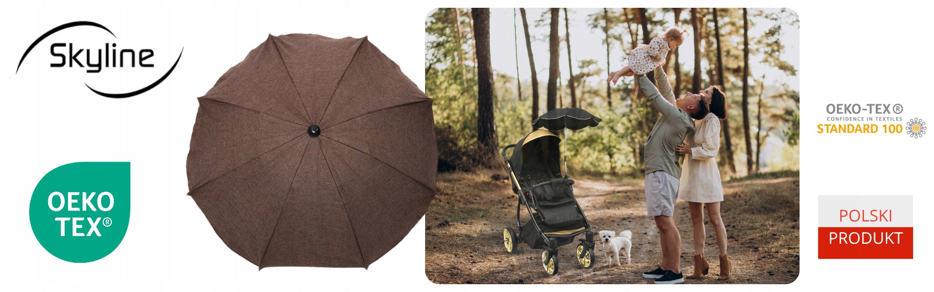 Stroller Umbrella Universal Stroller Umbrella Sun Protection UV 50 Manufacturer code PO0039