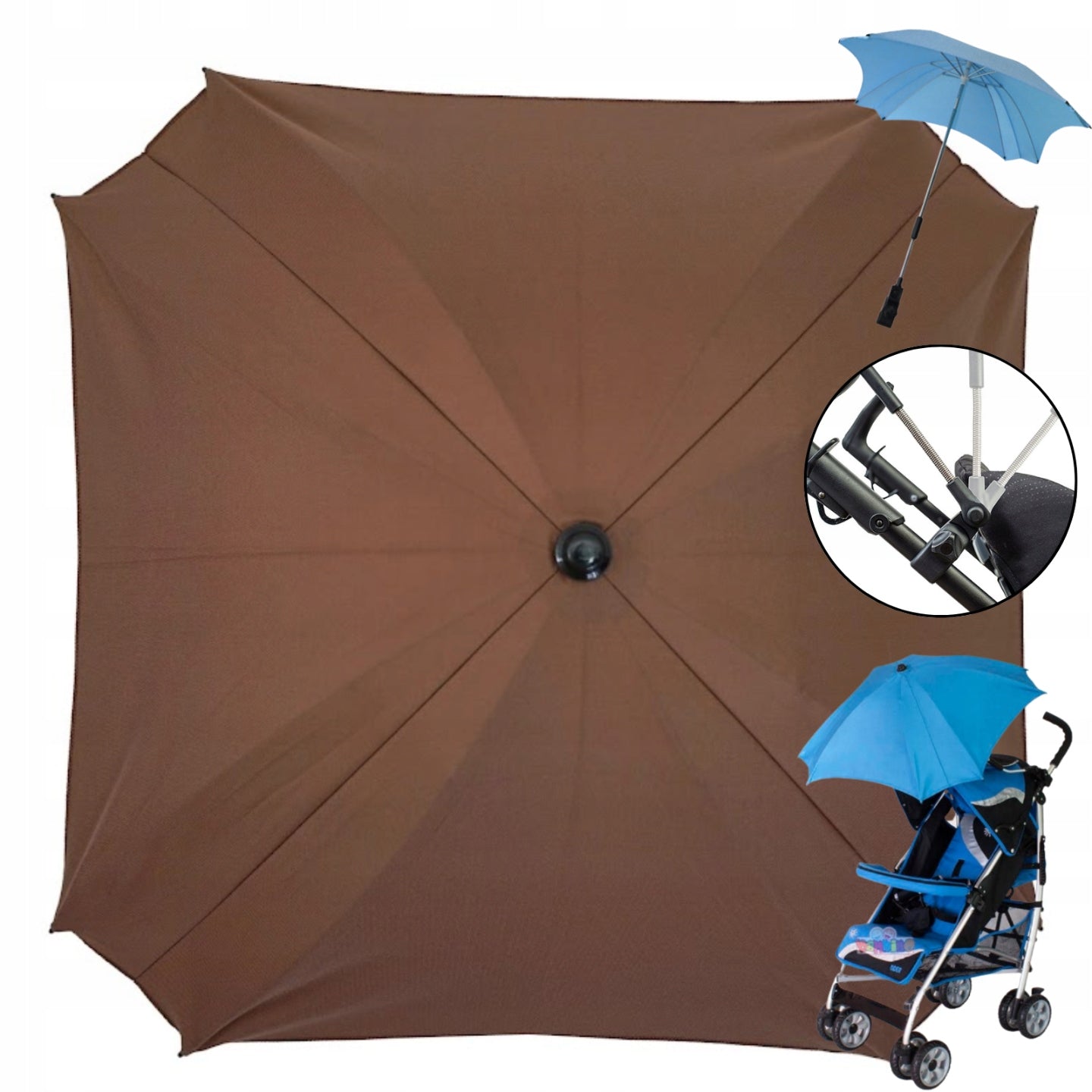 Stroller Umbrella Universal Stroller Umbrella Sun Protection UV 50