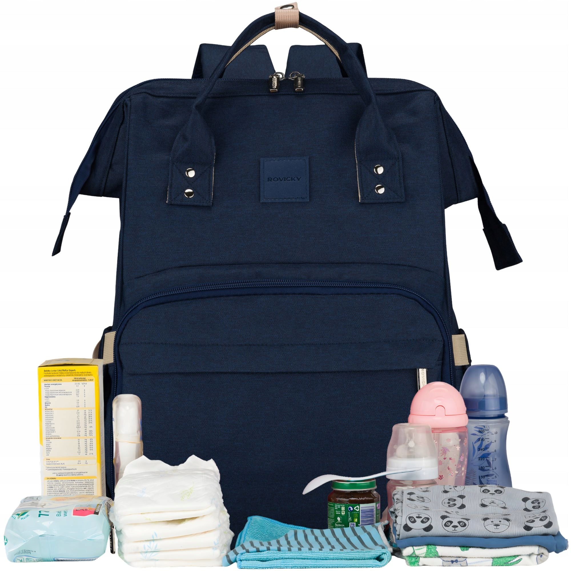 Stroller backpack bag for mom city organizer for dad Rovicky large