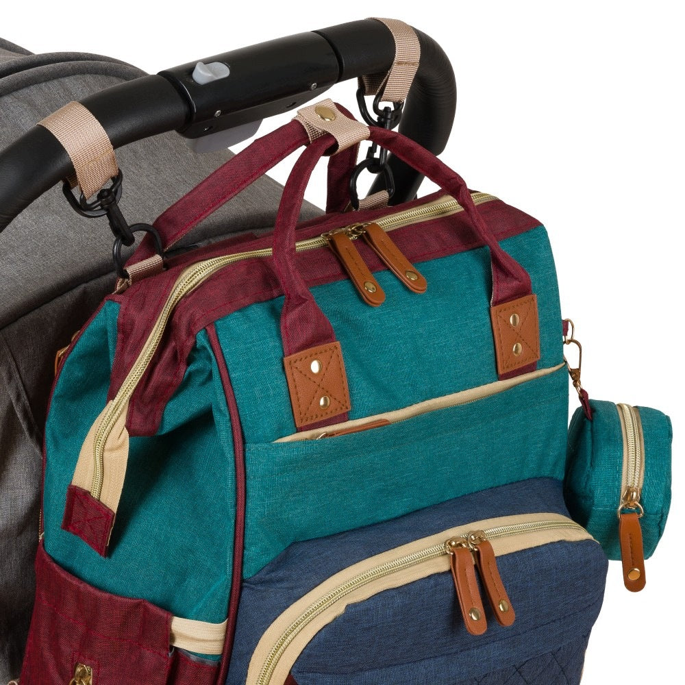 Stroller backpack for mommy waterproof pocket roomy mommy bag Peterson Brand Peterson