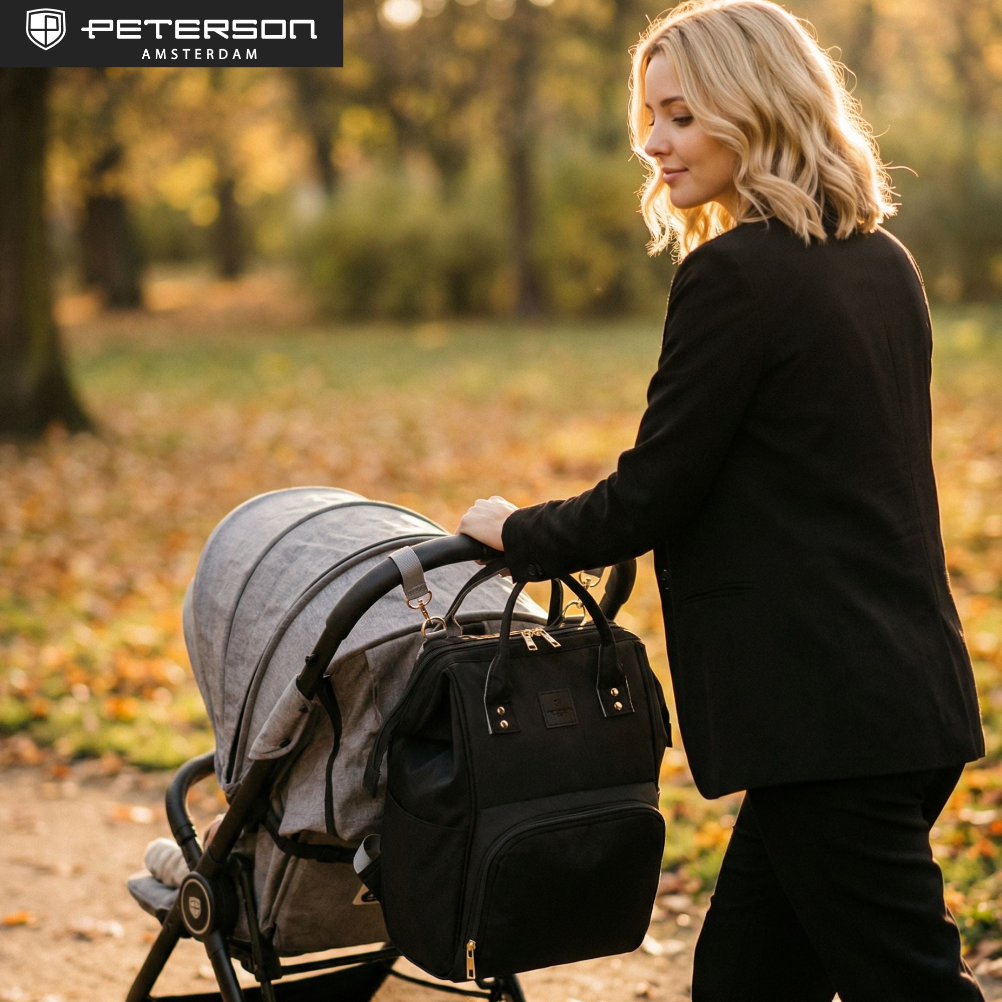 Stroller bag organizer for mommy stroller backpack mommy bag Peterson Packaging status original