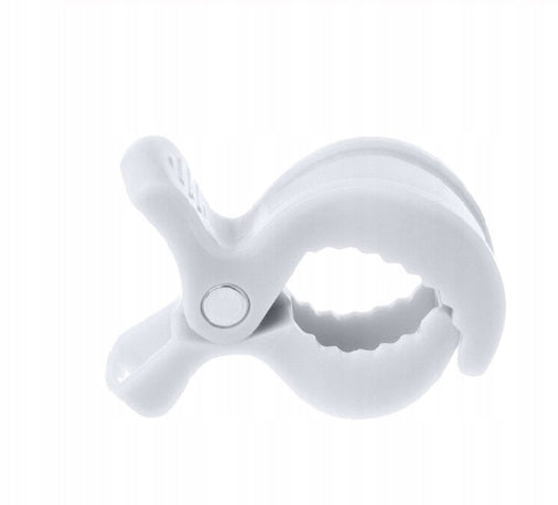 Stroller clip, diaper clip, buckle, WHITE