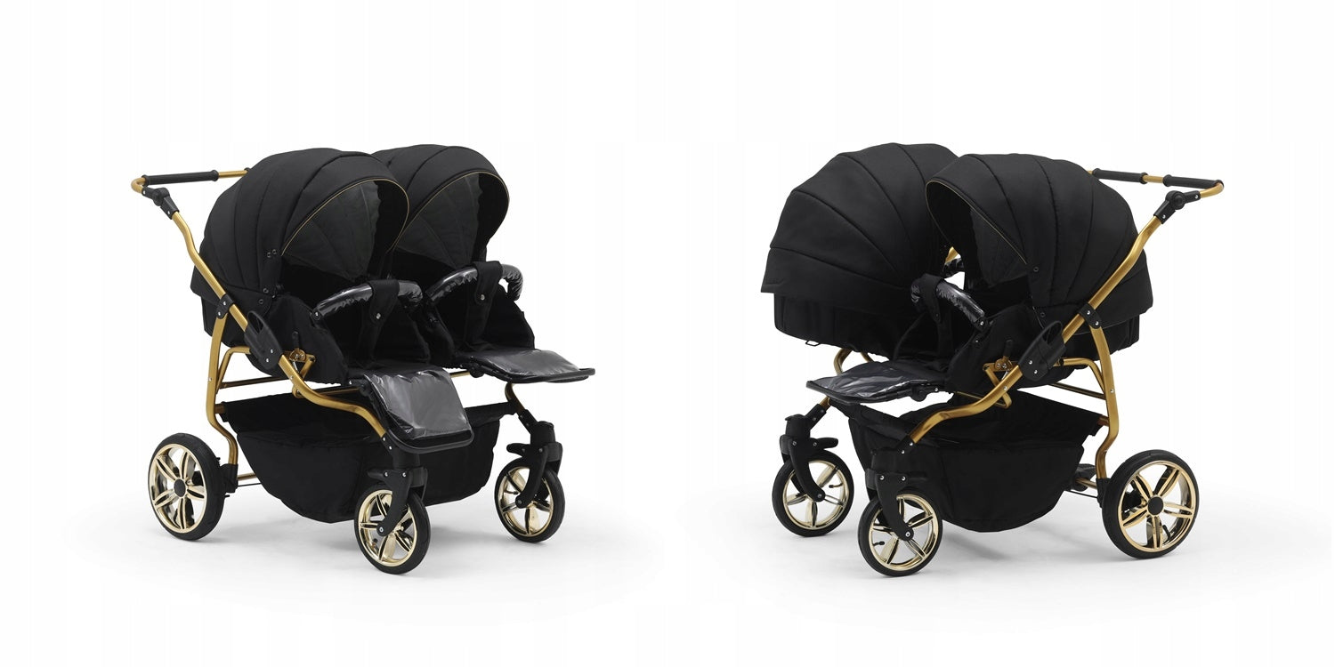 Stroller for twins - Duet Lux Gold 2in1 - 32 colors EAN (GTIN) 05906395237111