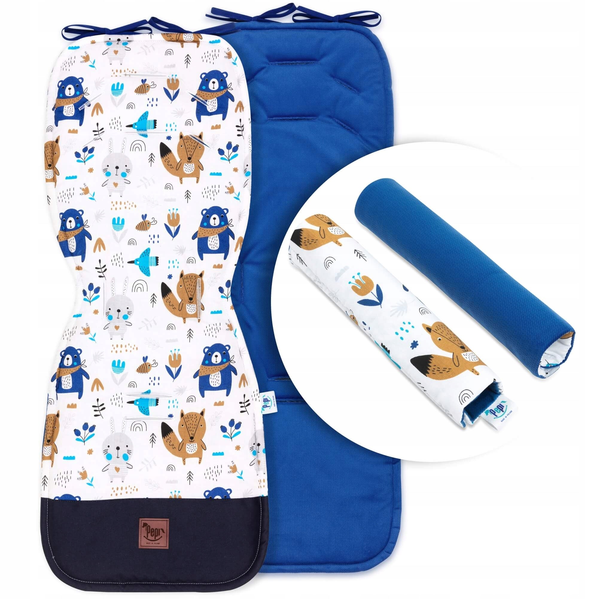 Stroller insert with belt protectors Pepi