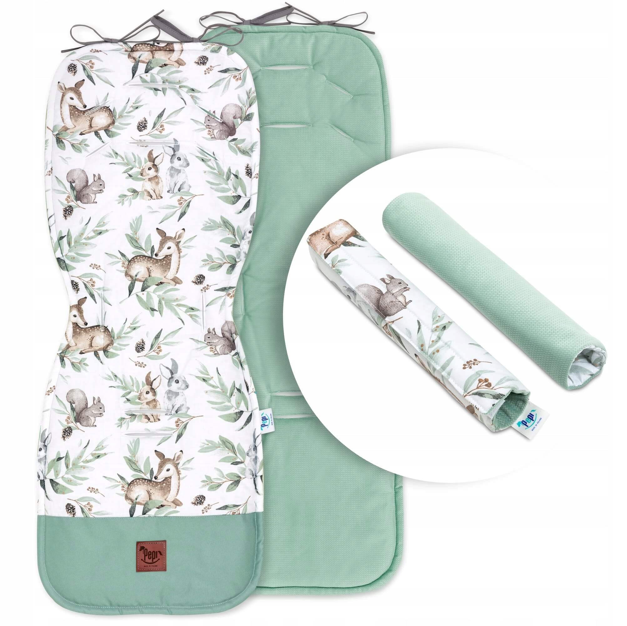Stroller insert with belt protectors Pepi