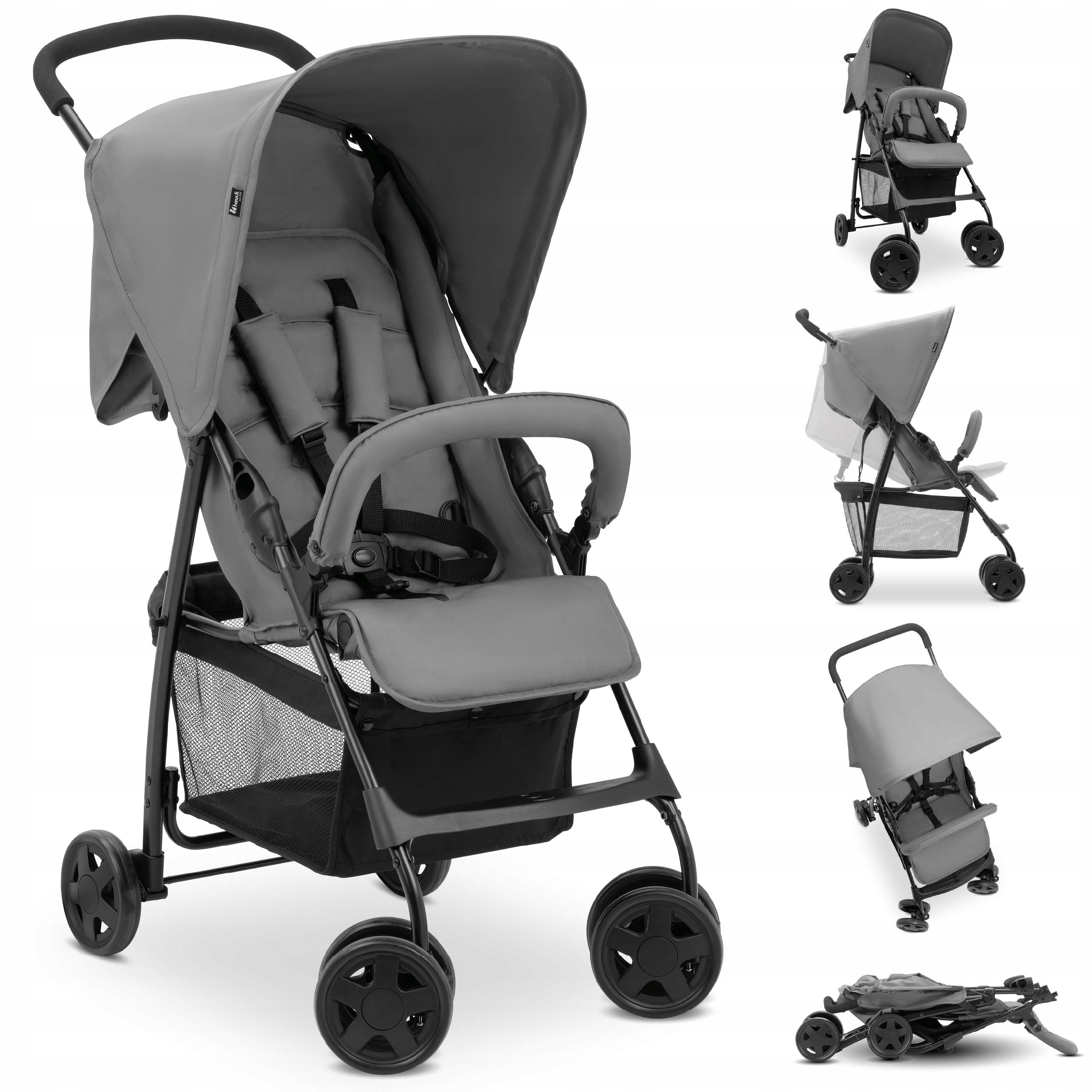 Stroller stroller lightweight folding Hauck Sport folding backrest