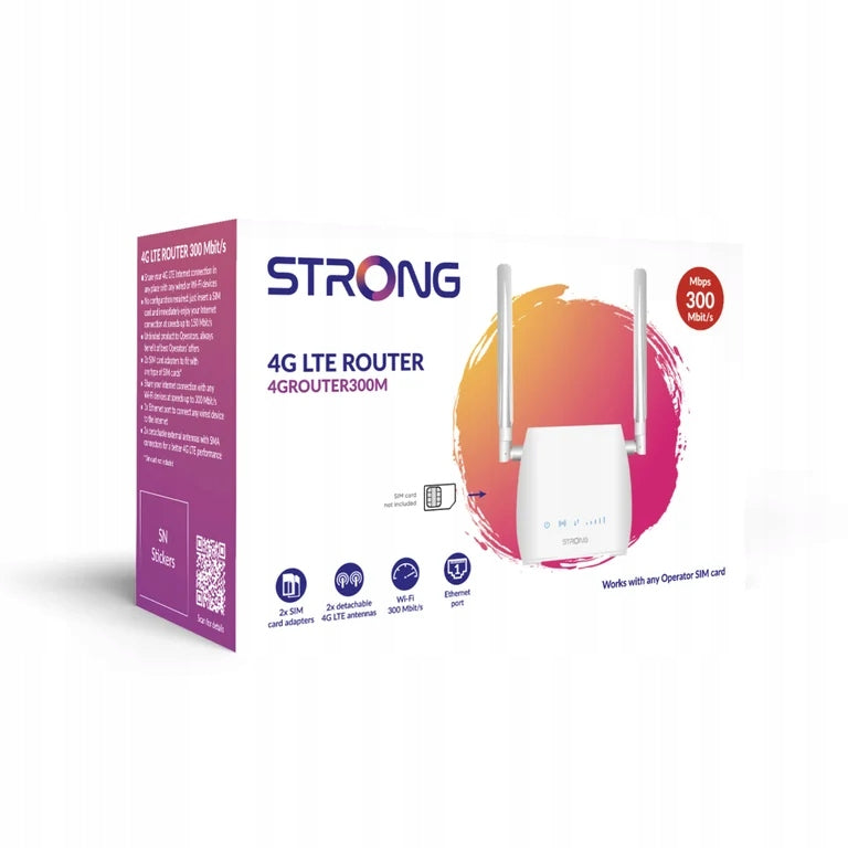 Strong 300M Fast Ethernet Wireless Router Single Frequency (2... Model 4GROUTER300M