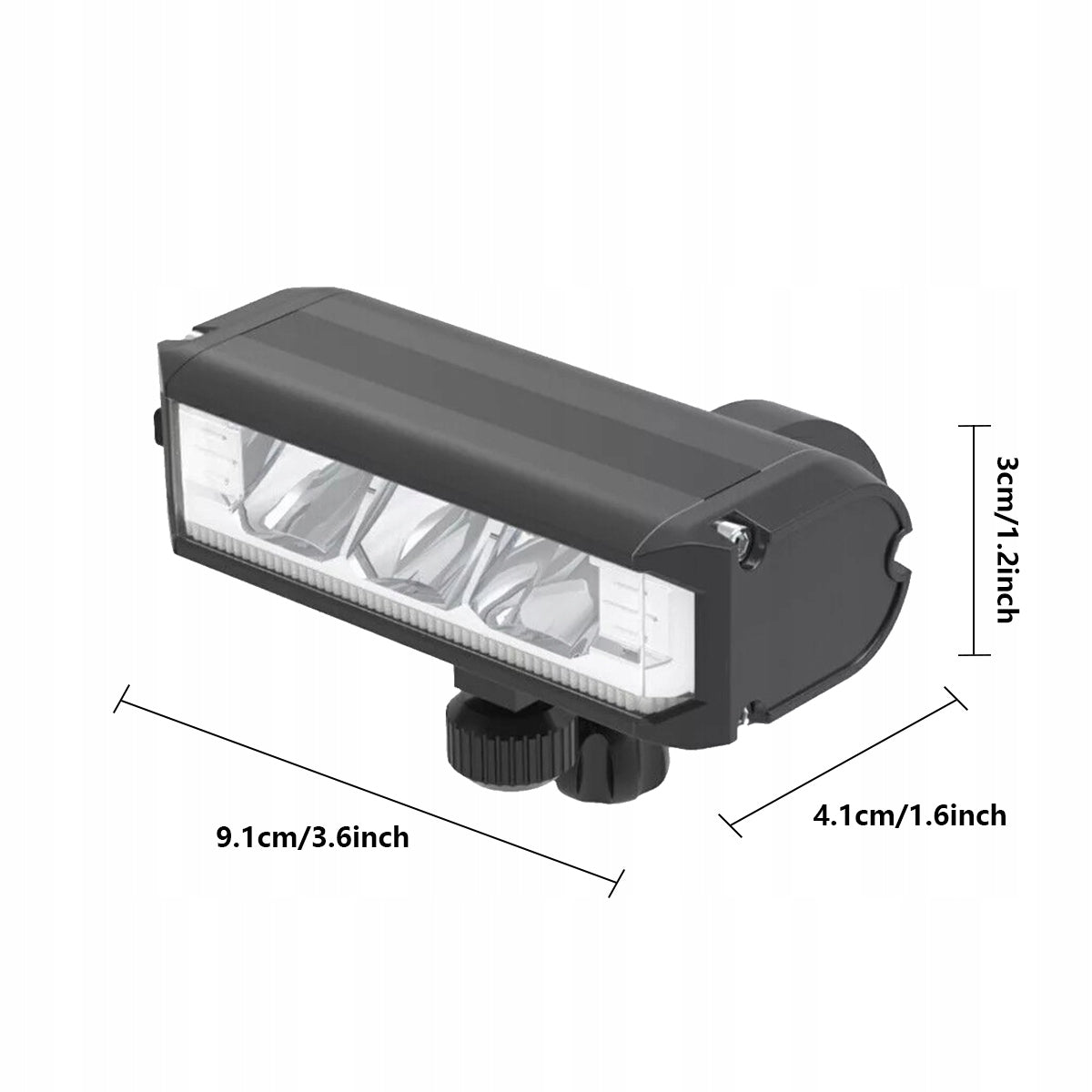 Strong Bicycle Light Front Lamp Flashlight Light 3 x LED 900lm NEW Light source LED