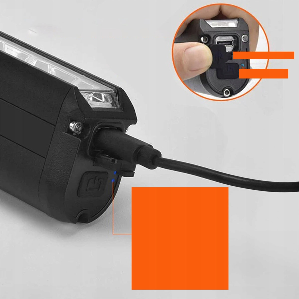 Strong Bicycle Light Front Lamp Flashlight Light 3 x LED 900lm NEW Model 4069943648263