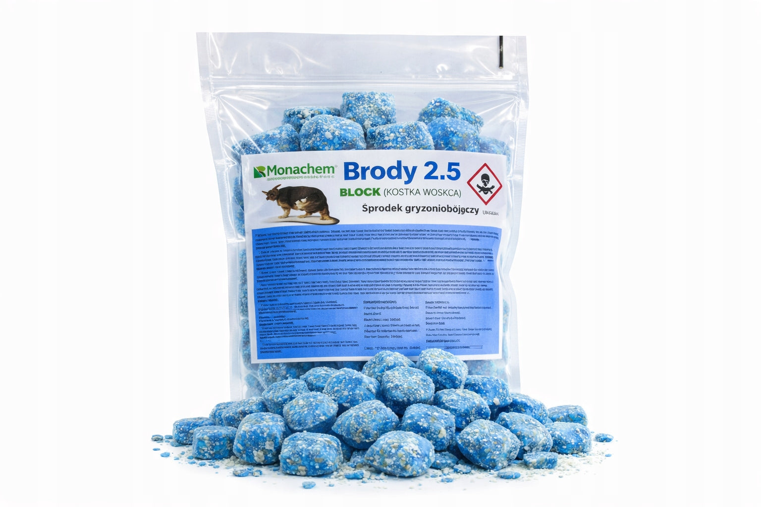 Strong Poison For Rats Veneers Mice 1KG CUBE BRODIFAKUM EFFECTIVE