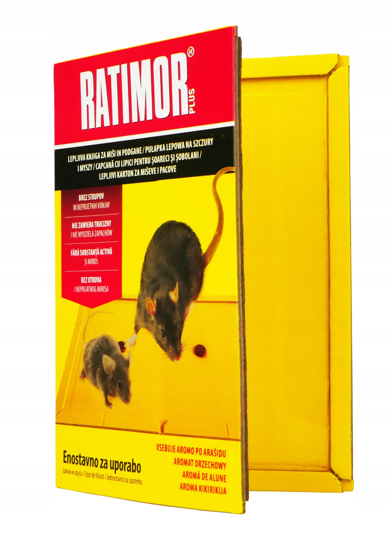 Strong Stick on Rat Mice Ratimor Large Book Trap Glue Mousetrap Packaging status original