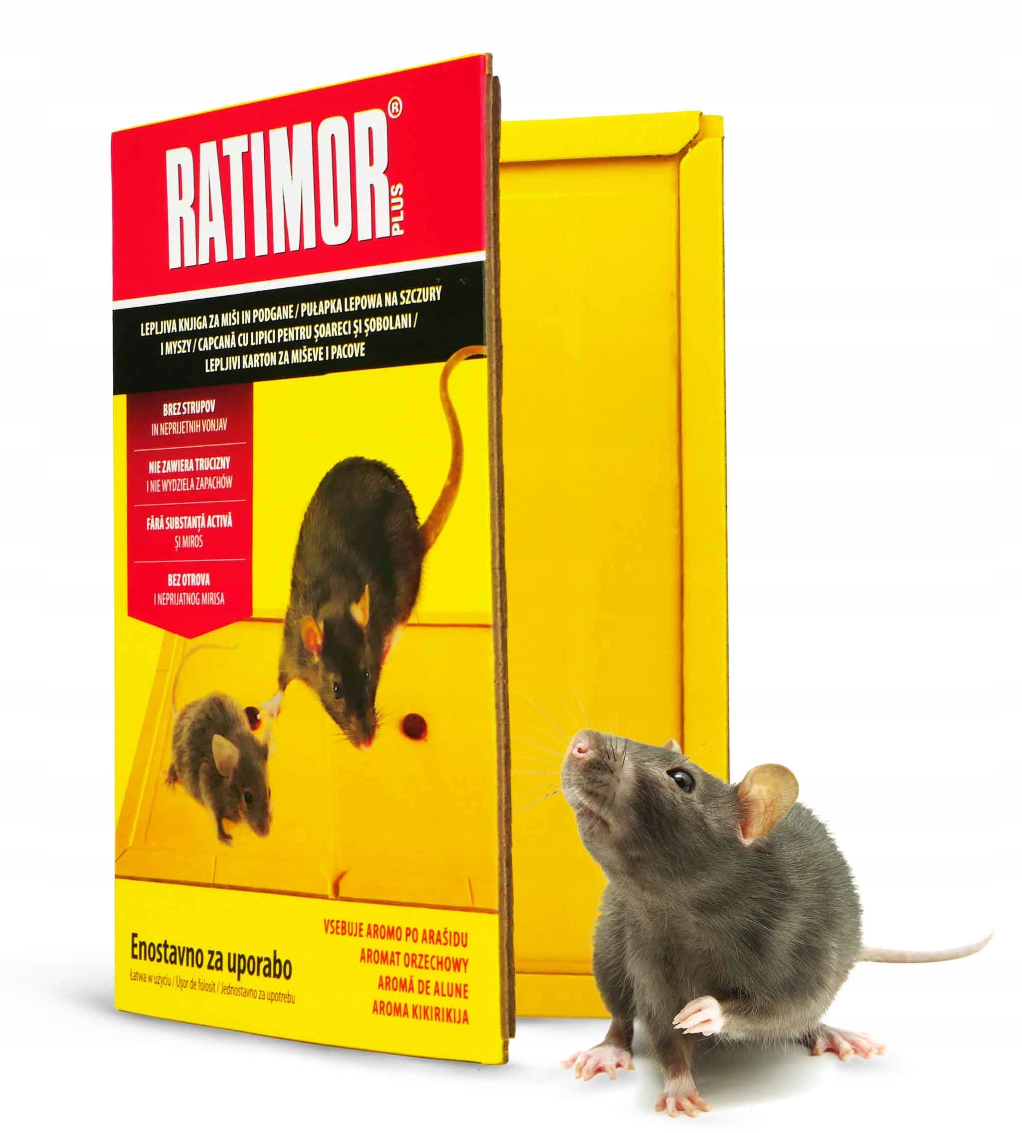 Strong Stick on Rat Mice Ratimor Large Book Trap Glue Mousetrap