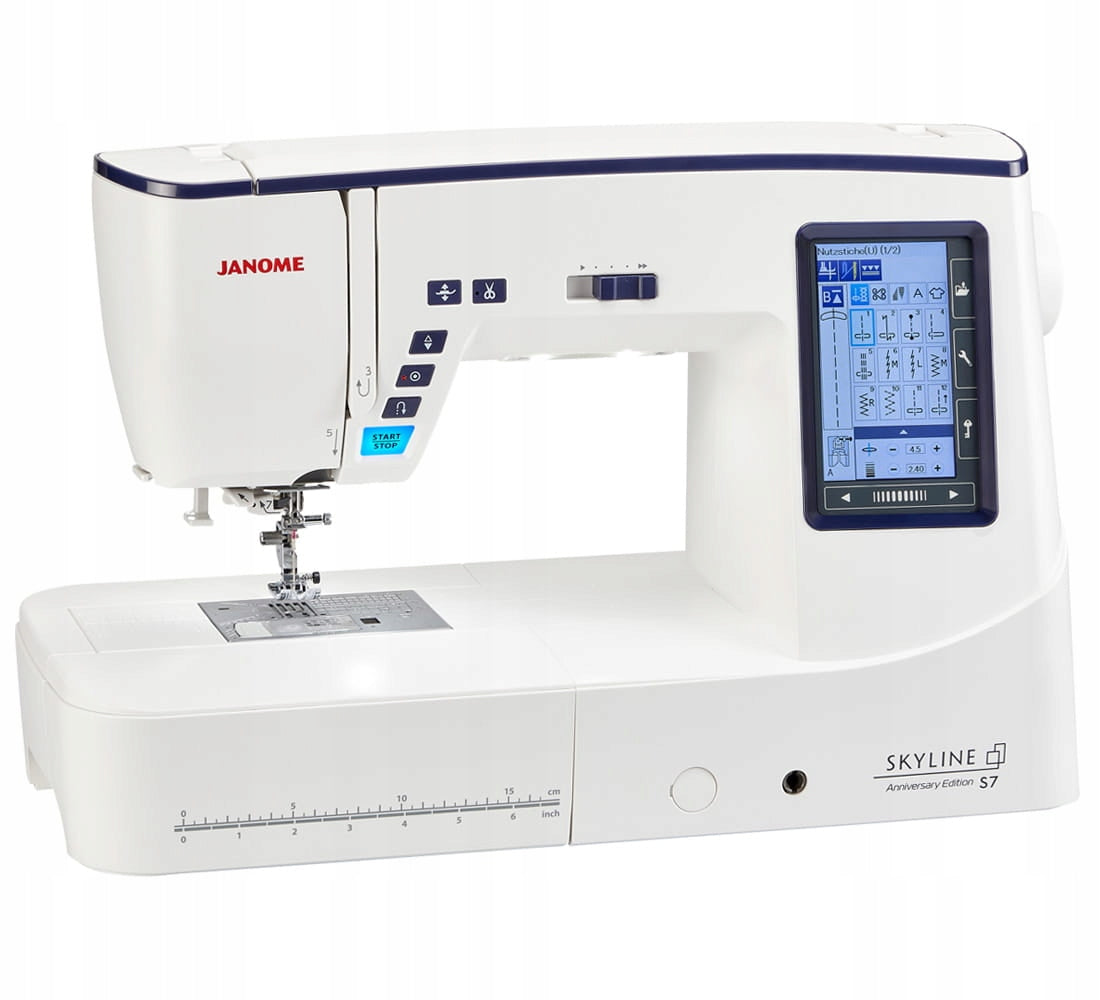 Strong computer sewing machine Janome Skyline S7 AE Packaging status original