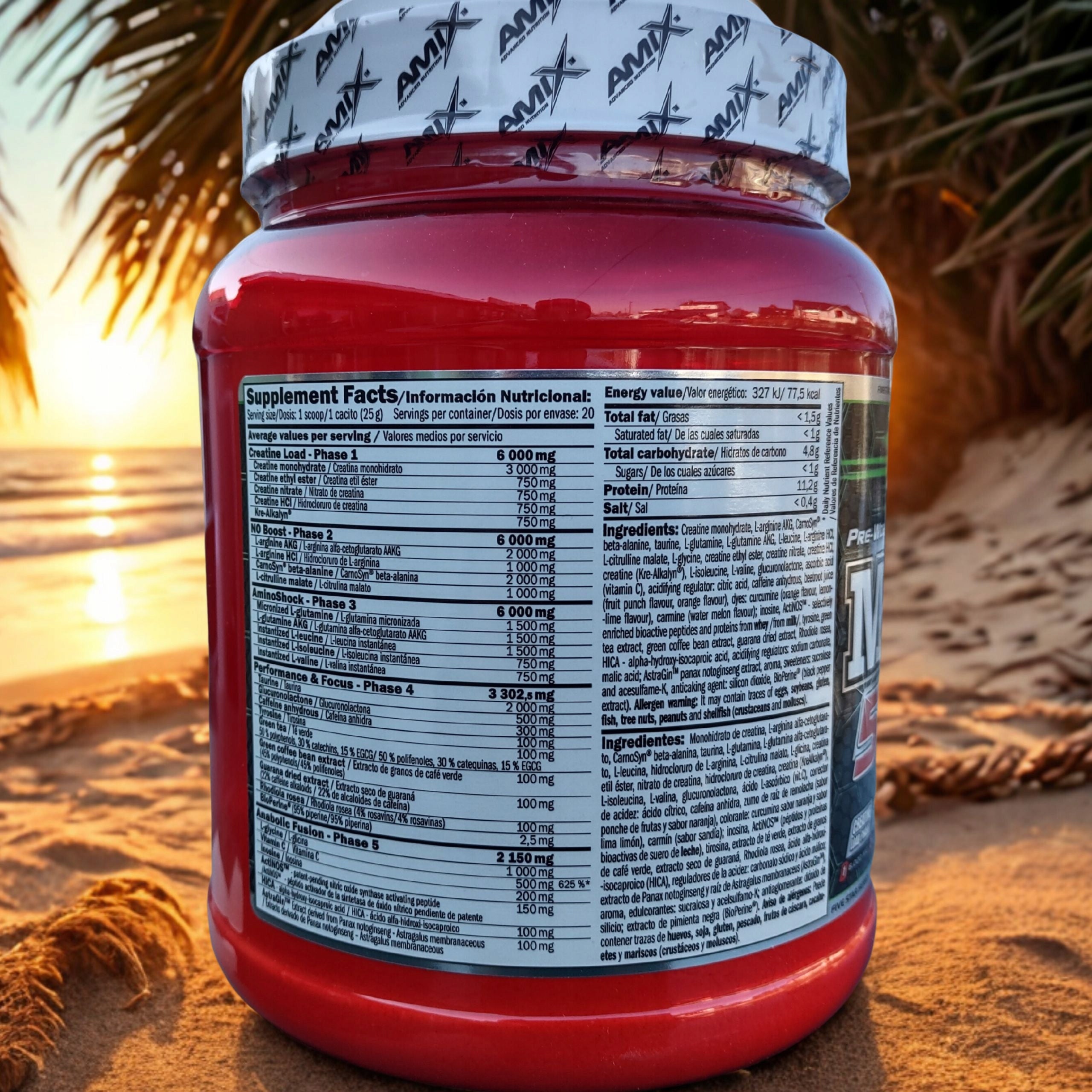 Strongest Pre-workout with Creatine Arginine Citrulline AAKG 500g Medical device no