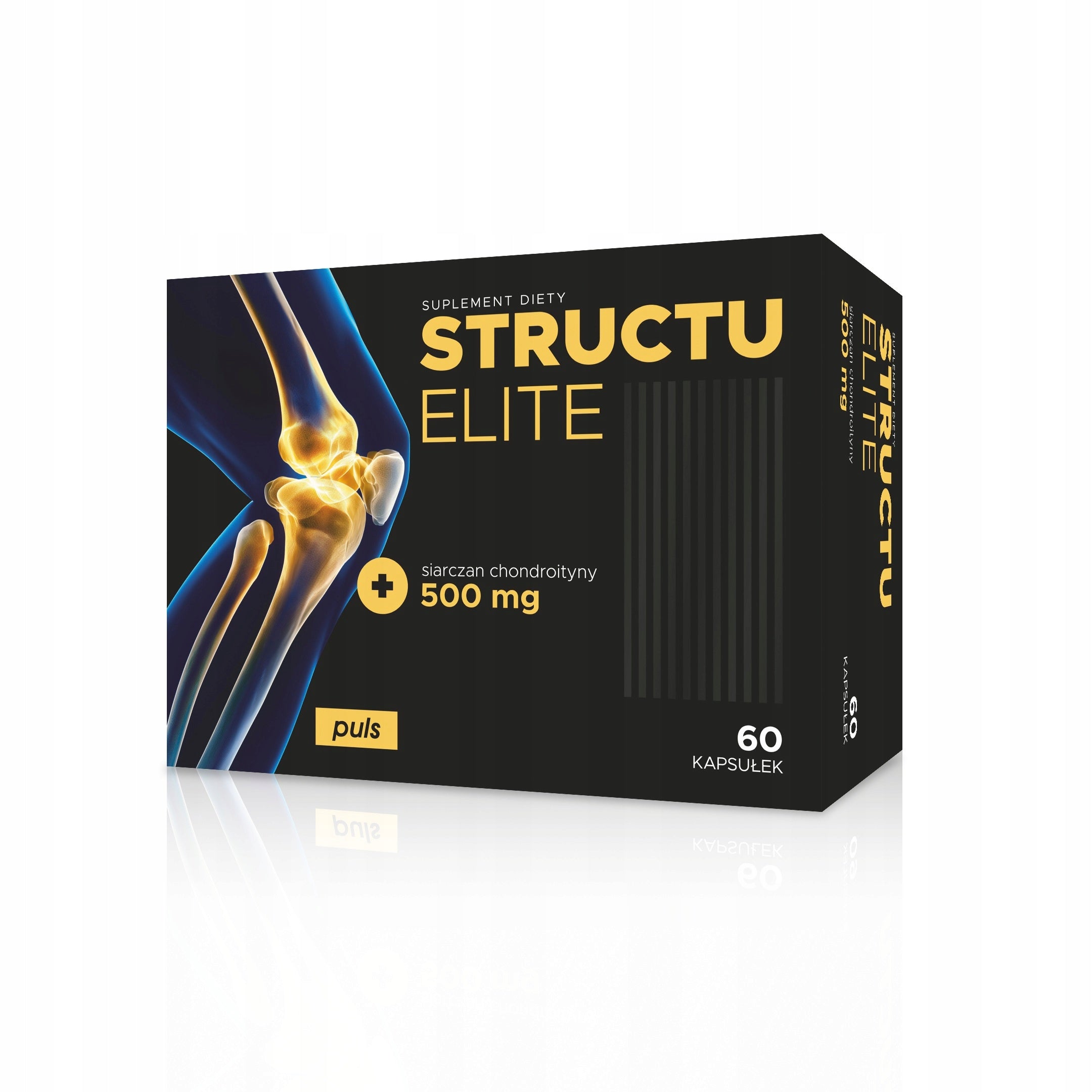 Structu Elite PULS kaps. 60 pcs Chondroitin sulfate for STRONG BONES JOINTS Packaging status original