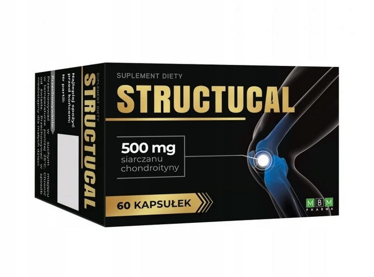 Structucal 500 mg Chondroitin Sulfate 60 Capsules MBM