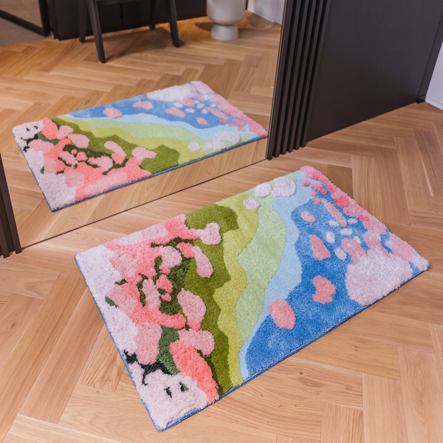 Structural Carpet Colorful 60x100cm Sidewalk Fluffy Decorative Soft Nice Manufacturer code EF0388