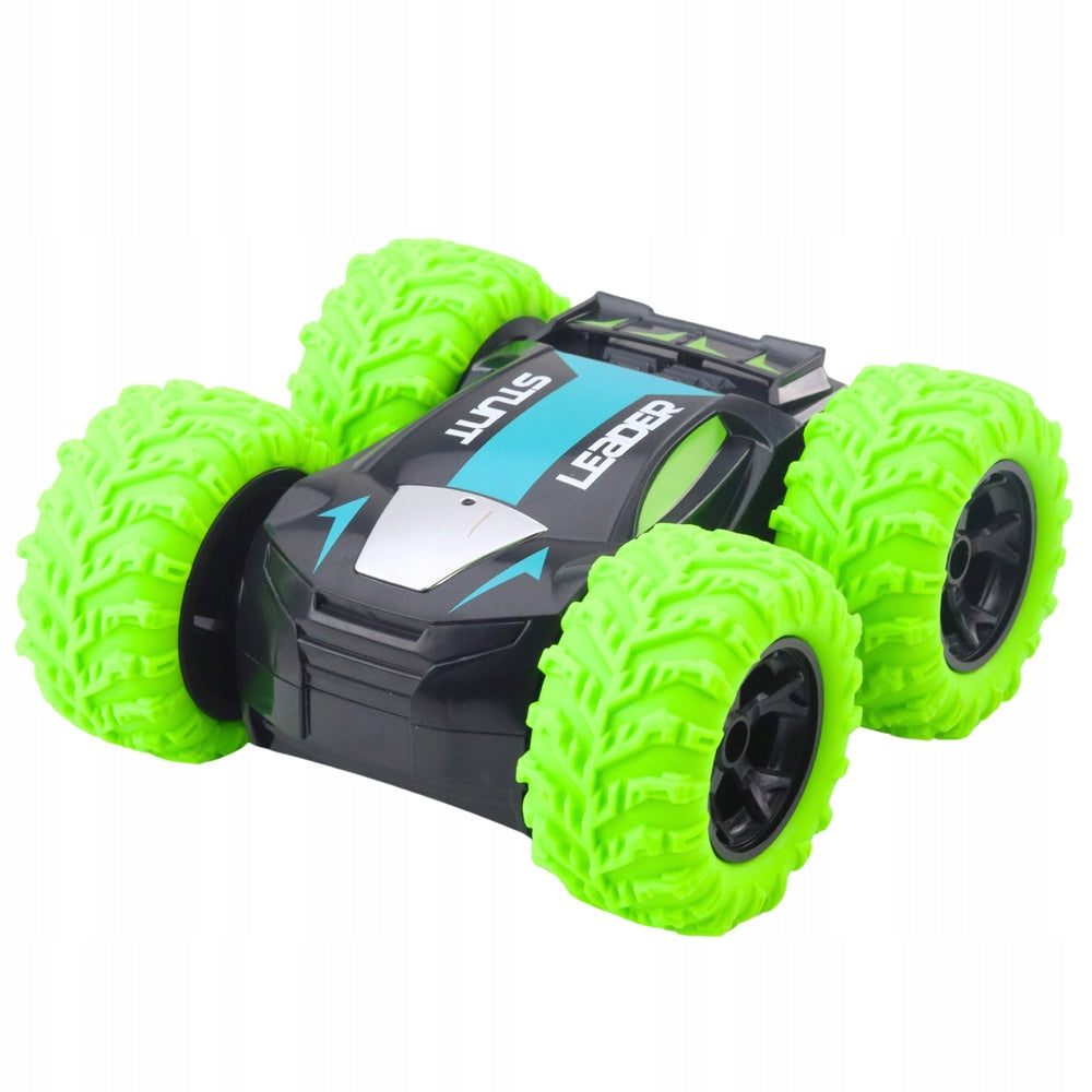 Stunt Car Remote Controlled RC Rotation 360° Green Brand LEAN Toys