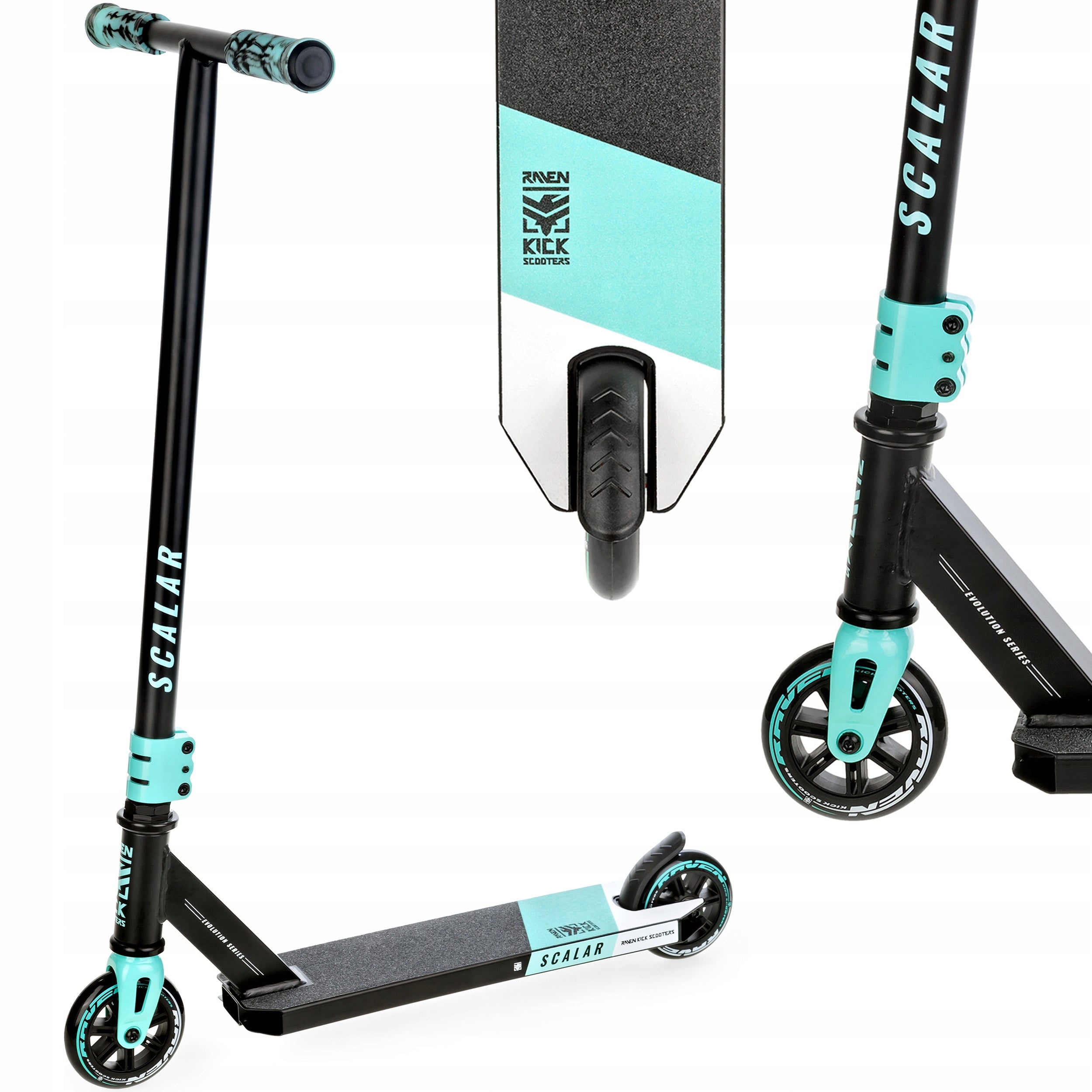 Stunt Scooter RAVEN Evolution Scalar Mint 100mm